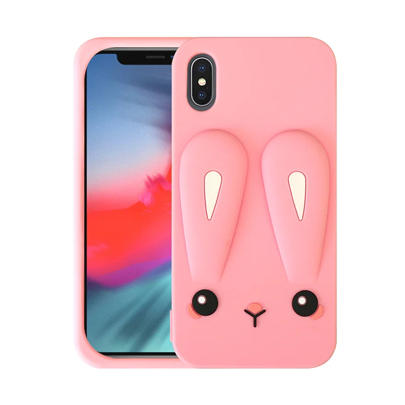 3D коробки чехол для iphone XS XR MAX случае жидкий силикон назад с ремешком Max |