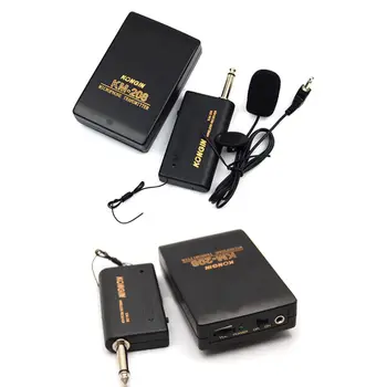 

Wireless Portable Carry Remote Lapel Clip-On Microphone System Kit Lavalier Receiver Transmitter Radio Headset Mic Megaphone Set