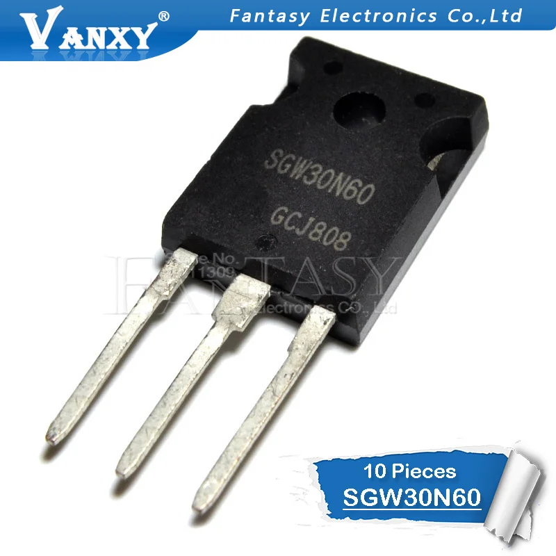 2 шт. SGW30N60 TO 247 G30N60 TO247 IGBT 600V 30A|Интегральные схемы| |