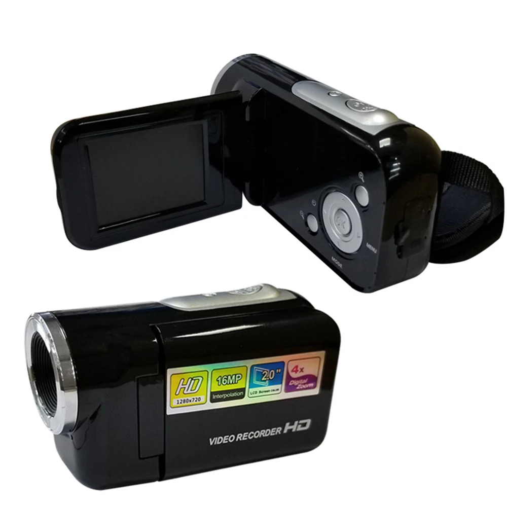 16MP 2,0 дюймов видеокамера HD 720 P Портативная Цифровая камера 4X цифровой зум DV видео рекордер цифровая камера несколько видео DV