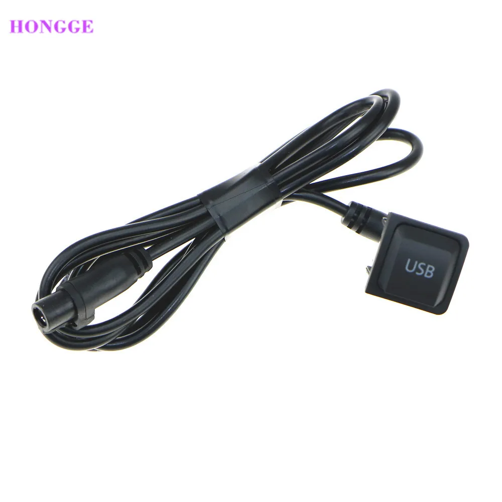 HONGGE USB Розетка с выключателем и кабель для VW RCD10 RNS510 Гольф MK5 MK6 Jetta MK5 MK6 Scirocco 5KD 035 726 5KD035726A 5KD 035 726A
