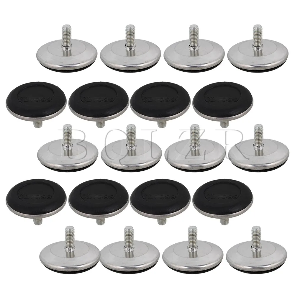 

BQLZR 20pcs 50mm Adjustable Furniture Feet Base Leveler Pad Table Leg M8 x 13mm