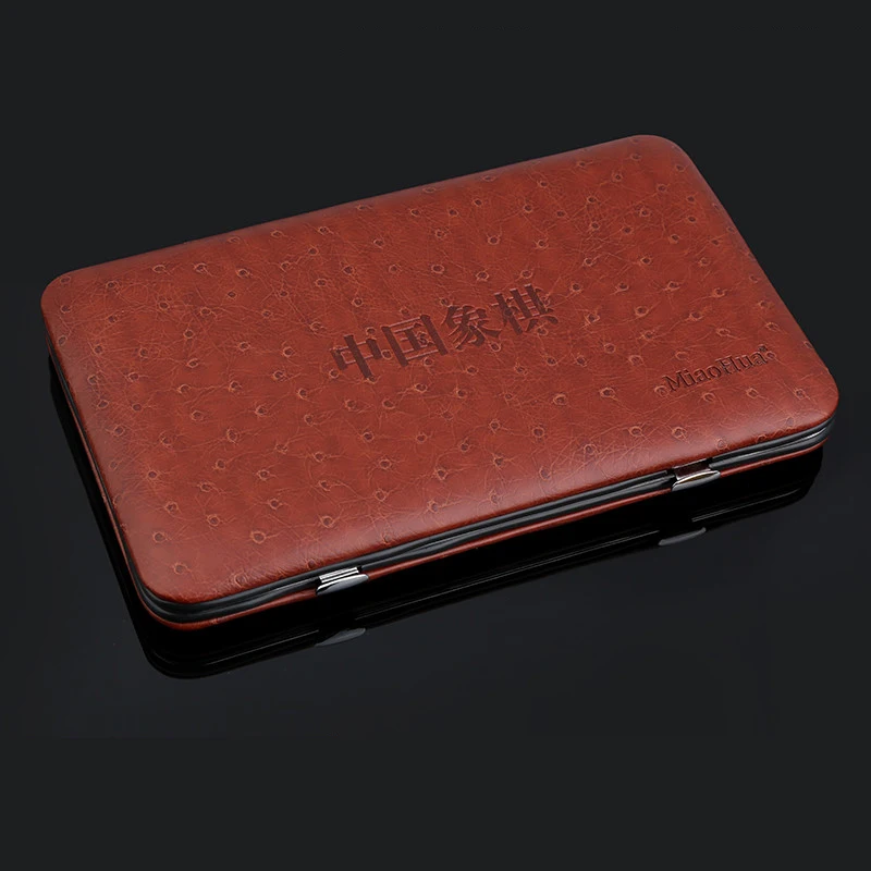 New Al alloy material Portable mini magnetic folding Chinese chess set child educational toys China national style Board games  