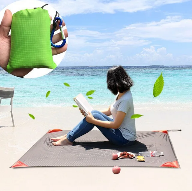 Portable Ultra Thin Folding Pocket Blanket Camping Waterproof Portable Ultra Thin Folding Pocket Blanket Camping Waterproof Mattress Outdoor Travel Fishing Beach Mat Yoga