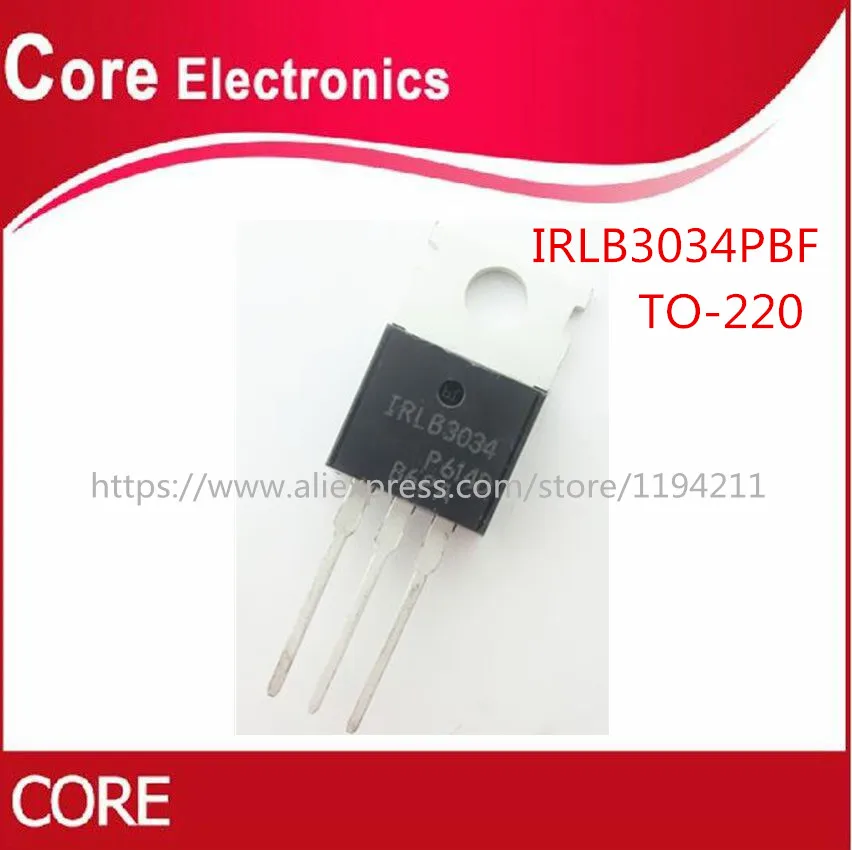 100 шт. IRLB3034 IRLB3034PBF TO220 Новый | Электронные компоненты и принадлежности