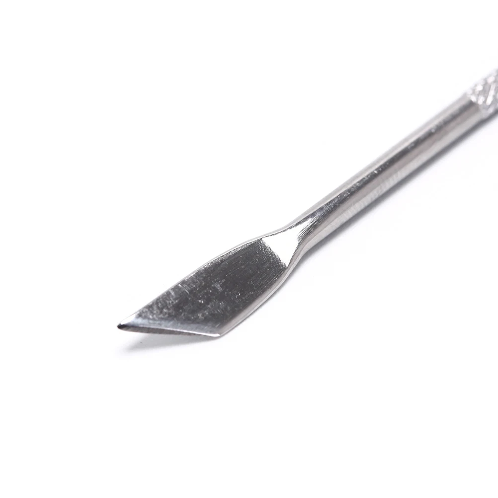 1pcs Pusher Nail Art tools Stainless Steel Essential Cuticle Spoon