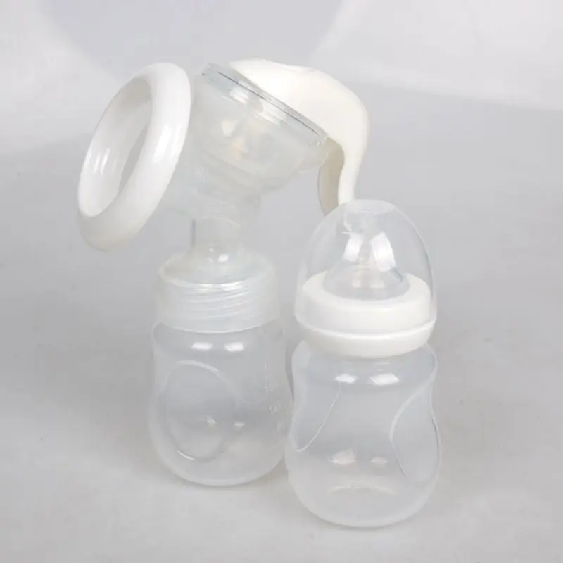 

Baby Feeding Adjustable Manual Breast Pump PP Nipple Suction Breast Pumps Milk Bottle Sucking 180ml