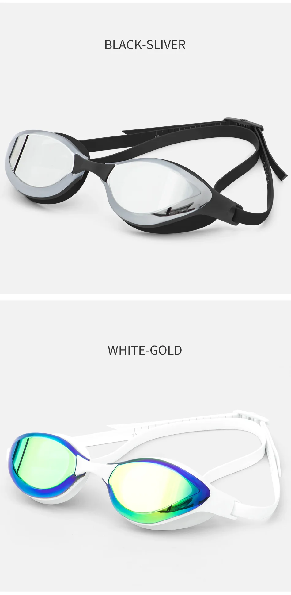COPOZZ Профессиональный Водонепроницаемый покрытие прозрачное с двойными линзами Анти-туман Плавание очки анти-УФ Для мужчин Для женщин Очки плавательные очки с Чехол