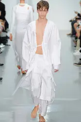 S-6XL! 2018 оригинальные дизайнерские мужской одежды китайский ветер Hanfu свободно в длинный рубашка с длинным рукавом