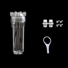 1 шт. 1/", 1/4" BSP ПОРТ 300x114 мм ПЭТ фильтр бутылки оболочки для 1" префильтр для воды Core