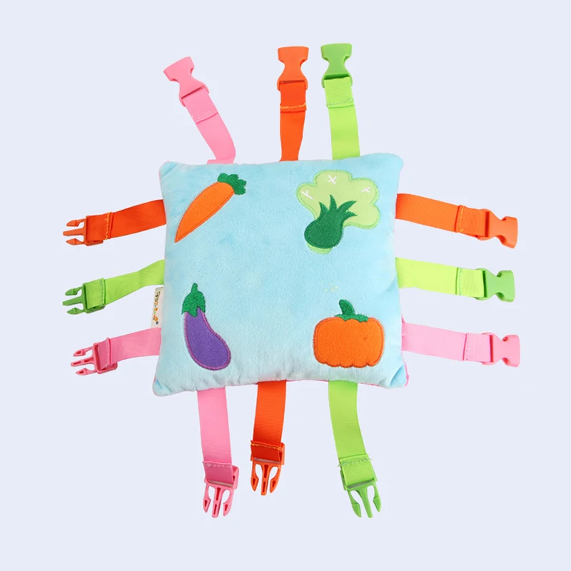 

Educational Toys Baby Buckle Toys Busy Board Kids Montessori Life Skill Cushion Early Education Bizybord Children Learning Toys