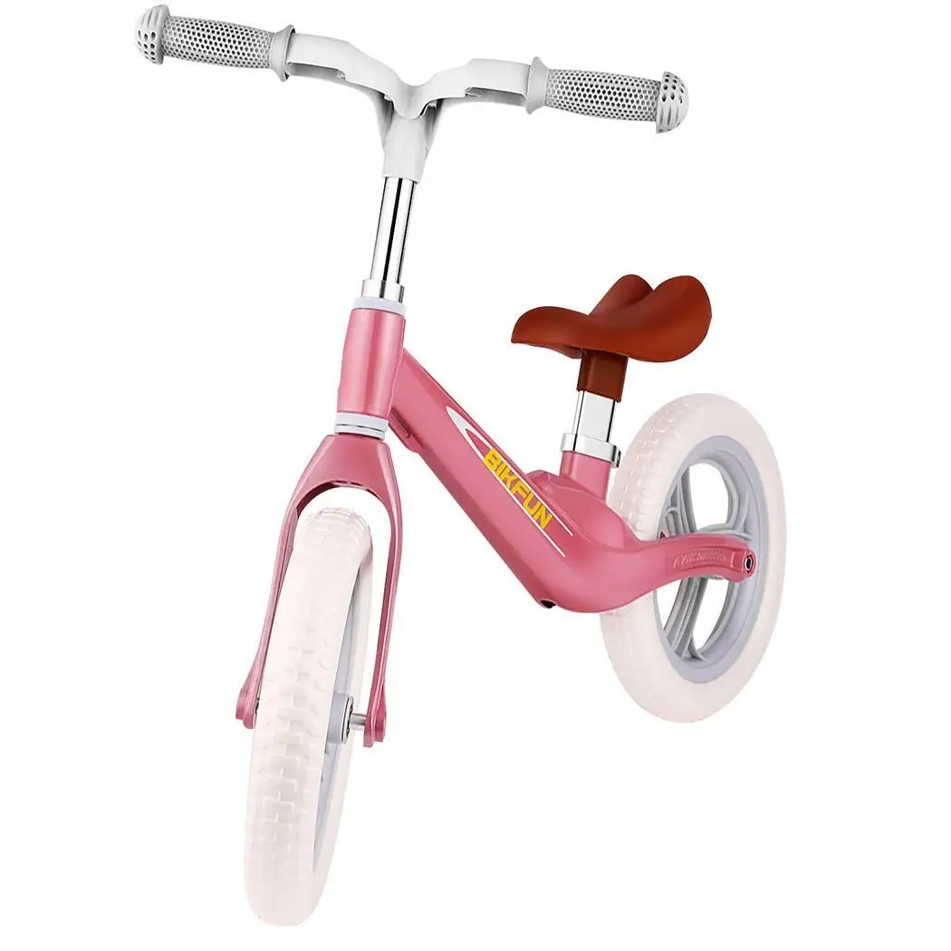 Без педалей баланс велосипед дети балансный велосипед для От 2 до 5 лет дети полный велосипед для детей 3 кг - Цвет: Pink