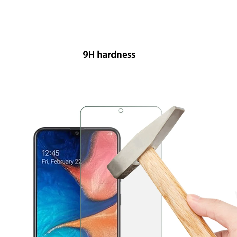 9H Protective tempered glass on for Samsung Galaxy A10 A20e A2 A20 Core A30 A40 A50 A60 A70 A80 A90 A 10 20 30 40 50 60 70 80 90