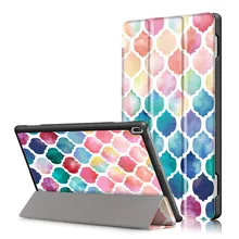 Protector de Pantalla de Cristal templado + PU Del Soporte Del Cuero Caso de la Cubierta para Lenovo Tab 4 10 TB-X304 TB-X304F TB-X304N TAB4 10.1 “Tablet