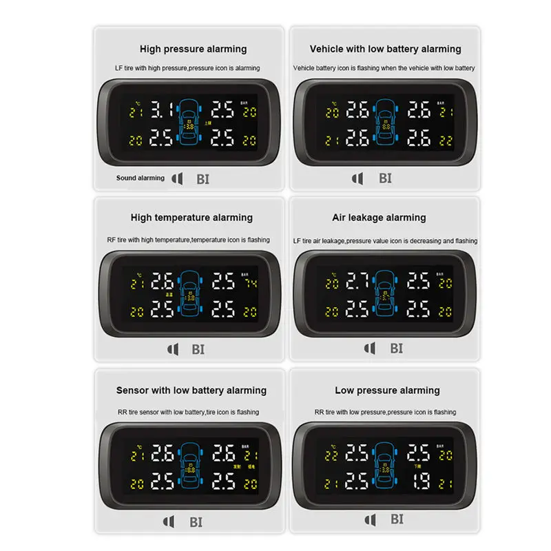 U903 TPMS Car tire pressure monitor system 15