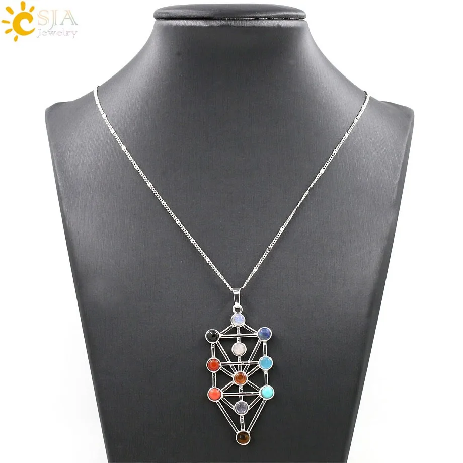 7 Chakra Pendant Necklace