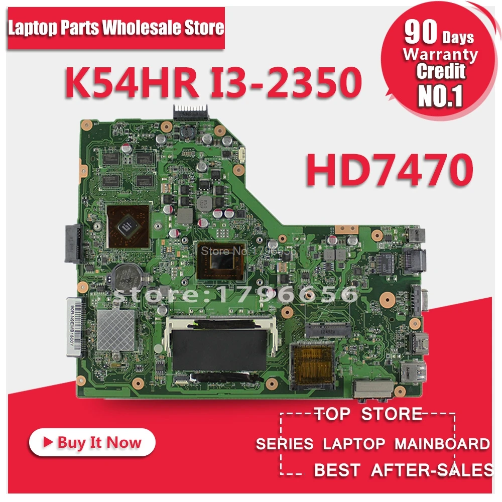 K54HR X54H k54ly Laptop Motherboard For ASUS for i3 CPU Full tested ok ...