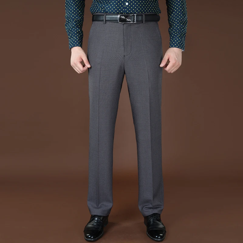 2015 Autumn Winter Men Wool Suit Pants 