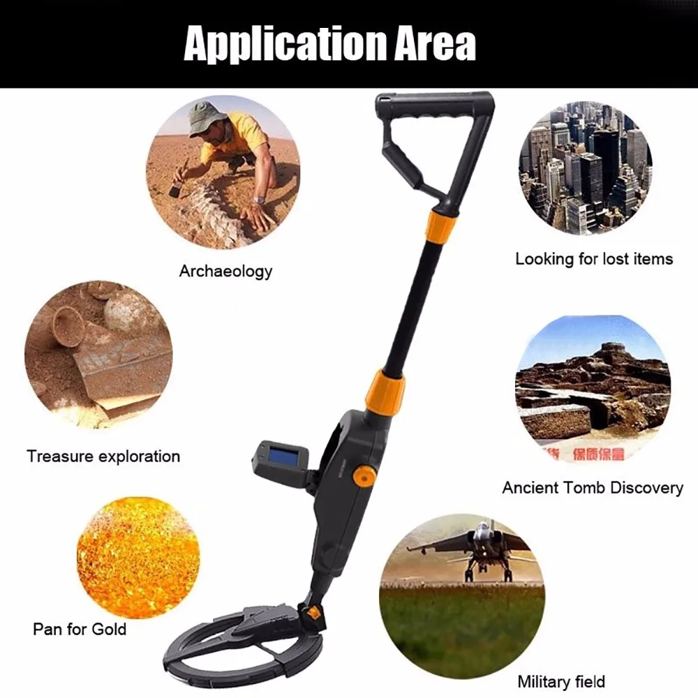 

MD-1008A Kid Metal Detector Beach Search Machine Underground Gold Digger Industrial Metal Detectors for Metal Detection
