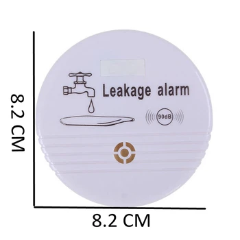 

Wireless Water Leakage Alarm Detector Home System DC9V Water Alarm Independent Battery Water Alarm Sensor Detector 90dB Sounder