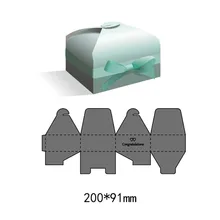 Новая металлическая коробка высечки скрапбукинга Украшение дома бумага подарок изготовление ручной работы крафт трафареты печать и штампы набор 200*91 мм