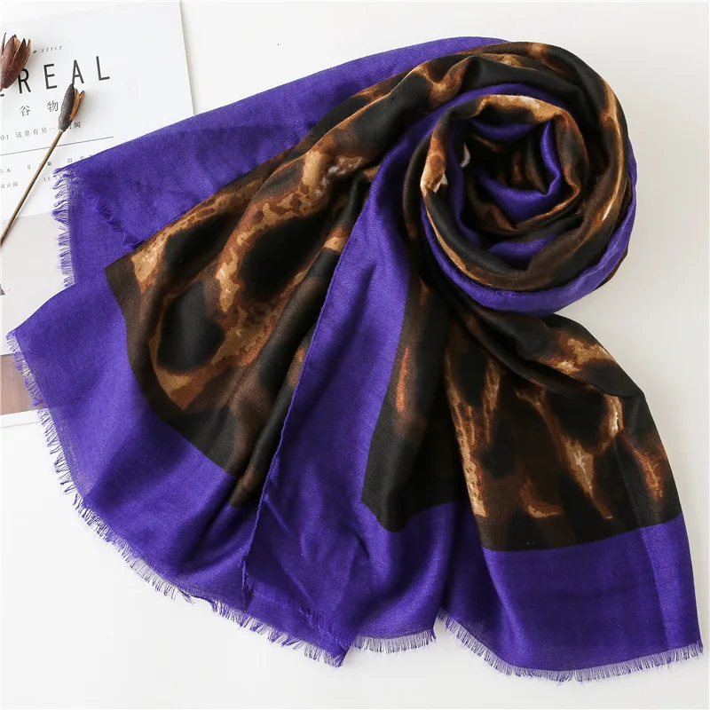 Модель Леопардовый принт Подушечка Для женщин шарф пашмины для леди хлопковые шарфы шали и палантины, Автомобильная подушка для шеи и головы шифон хиджаб, бандана