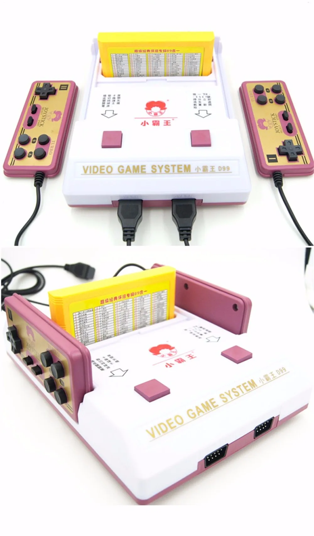 Nostalgic Original Video Games Console Player Play Card Original TV Game 400 Games Play Card Original Card Two Card In Total (11)