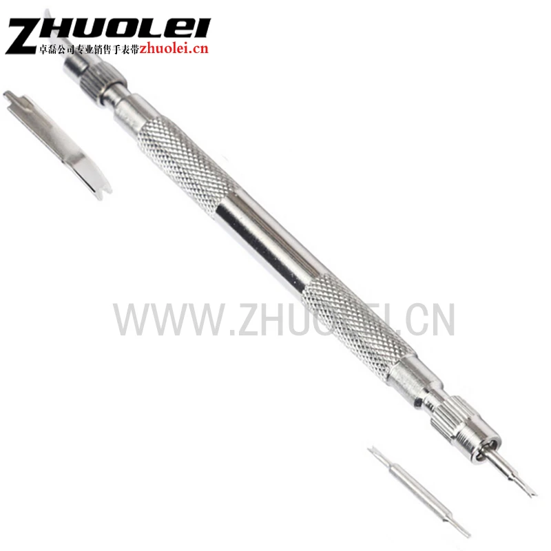 

Silver Metal Bracelet Watchbands Repair Tools Kits Strap Spring Rod Connecting Pin Remover Removal Repair Tool Of Suits watch