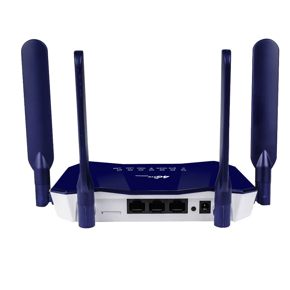 

Wireless Wifi Routers 300Mbps Indoor LTE Router 4 Antenna full range of signal