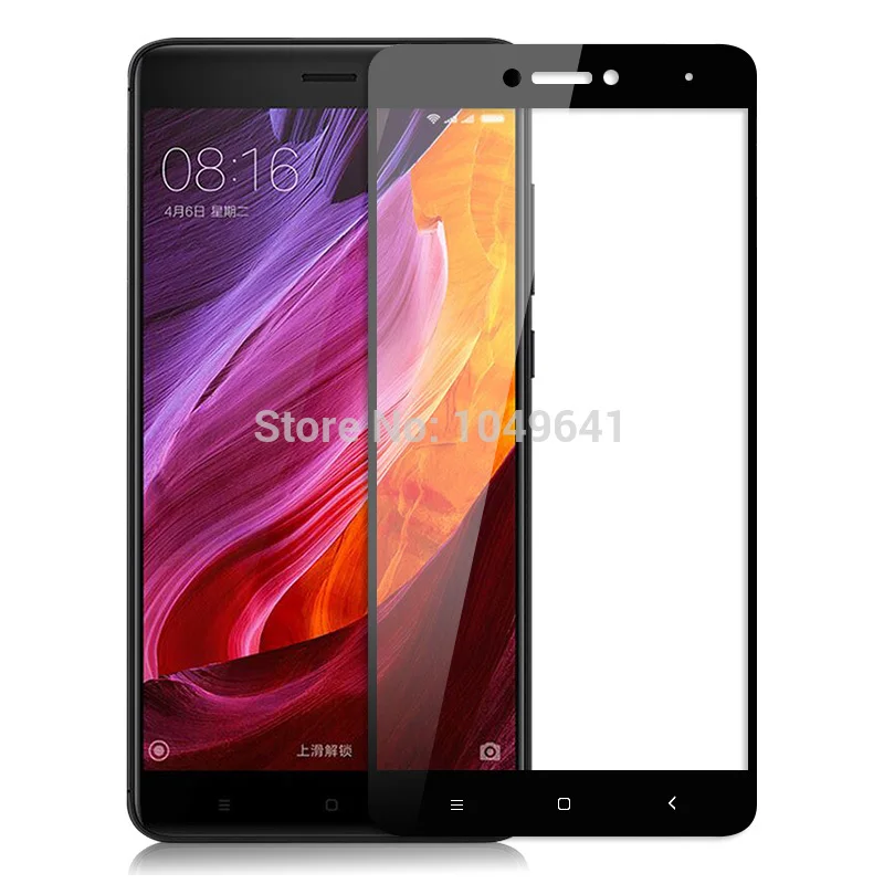 KXM1306B_1_2.5D Full Screen Covered Explosion-proof Tempered Glass Film for Xiaomi Redmi Note 4X 64GB Redmi Note 4 Note 4 Pro