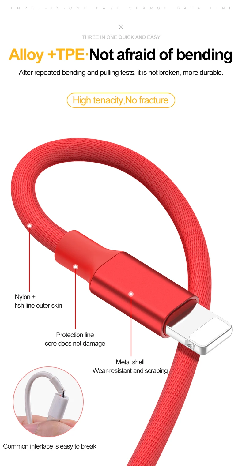 3in1 USB Cable 09