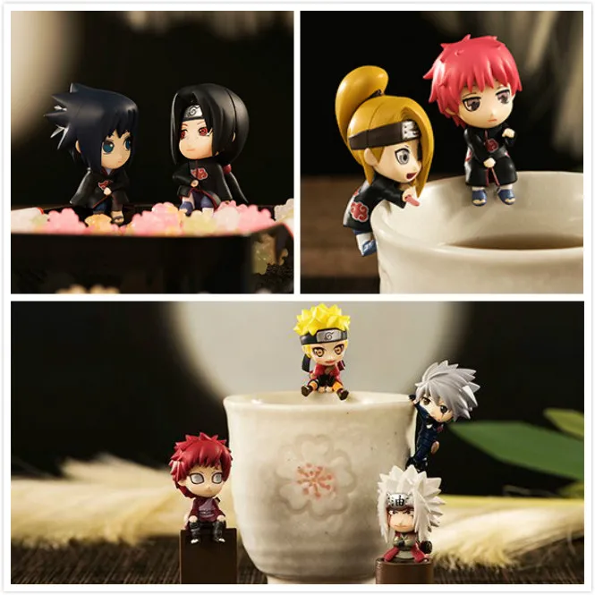 

Ochatomo series NARUTO Shippuden Konoha of break time UCHIHA SASUKE HARUNO SAKURA UZUMAKI 8pcs set