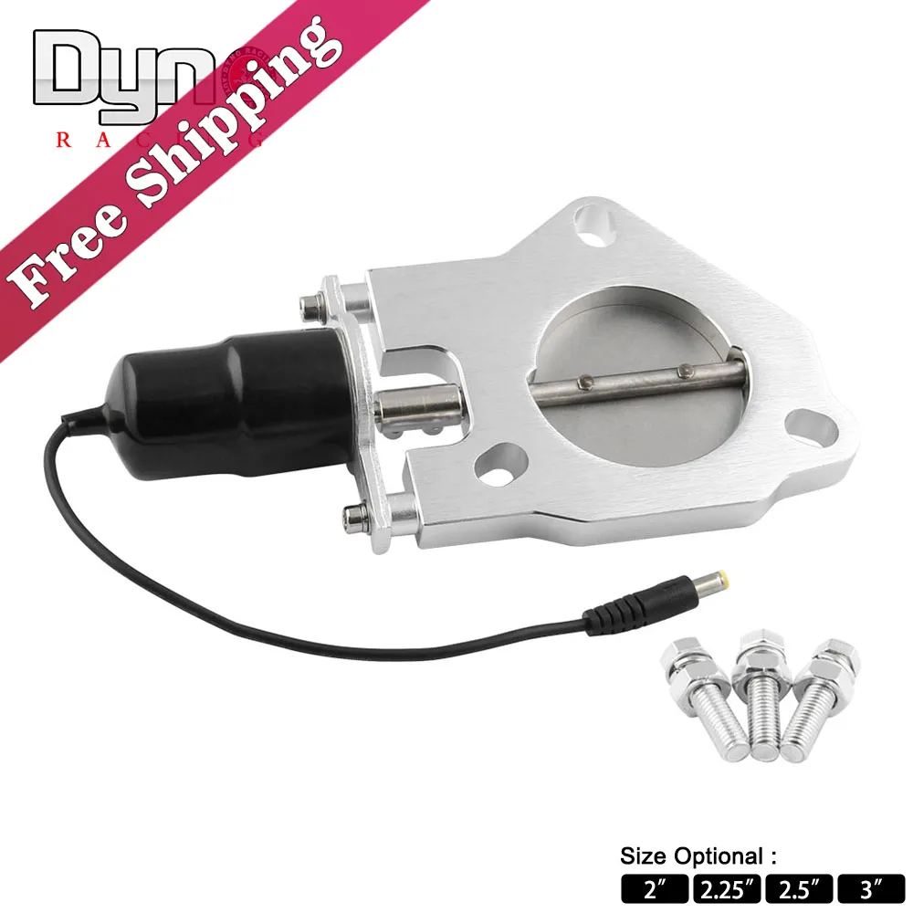 

Free 2" 2.25"2.5" 3" Stainless Electric Exhaust CutOut Vavle cut out Kit fit Remote control kits Down Pipe/Exhaust Catback