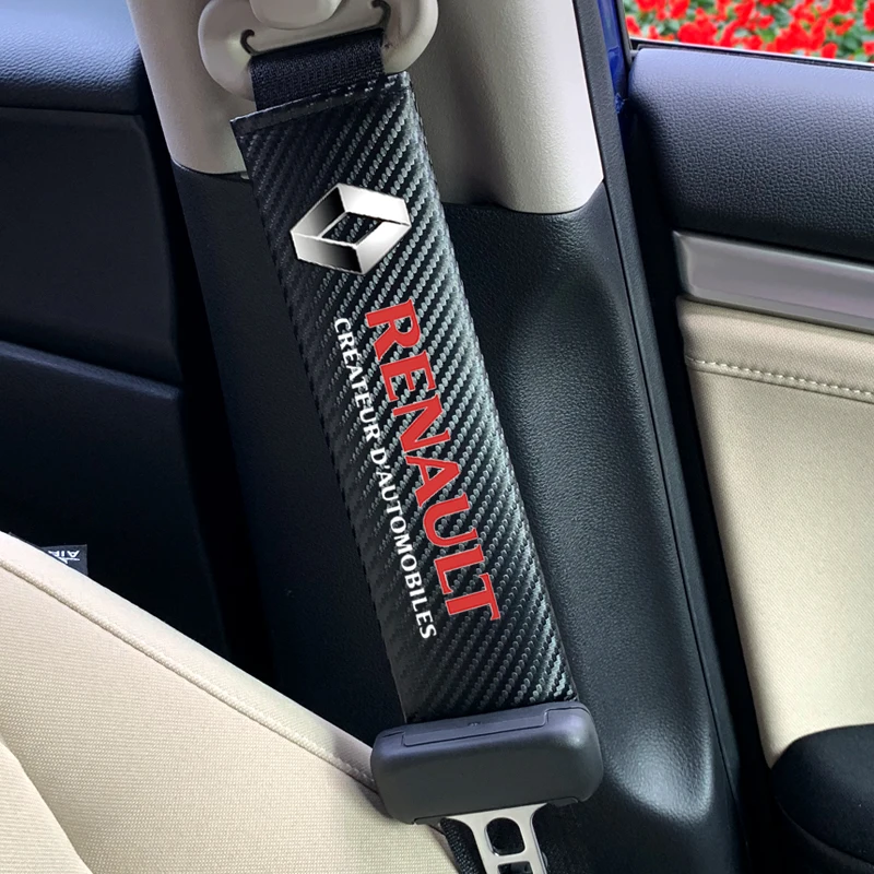 Автомобильные эмблемы, защитные накладки на ремень для Renault duster megane 2 logan renault clio, автомобильные аксессуары, значок для стайлинга автомобилей
