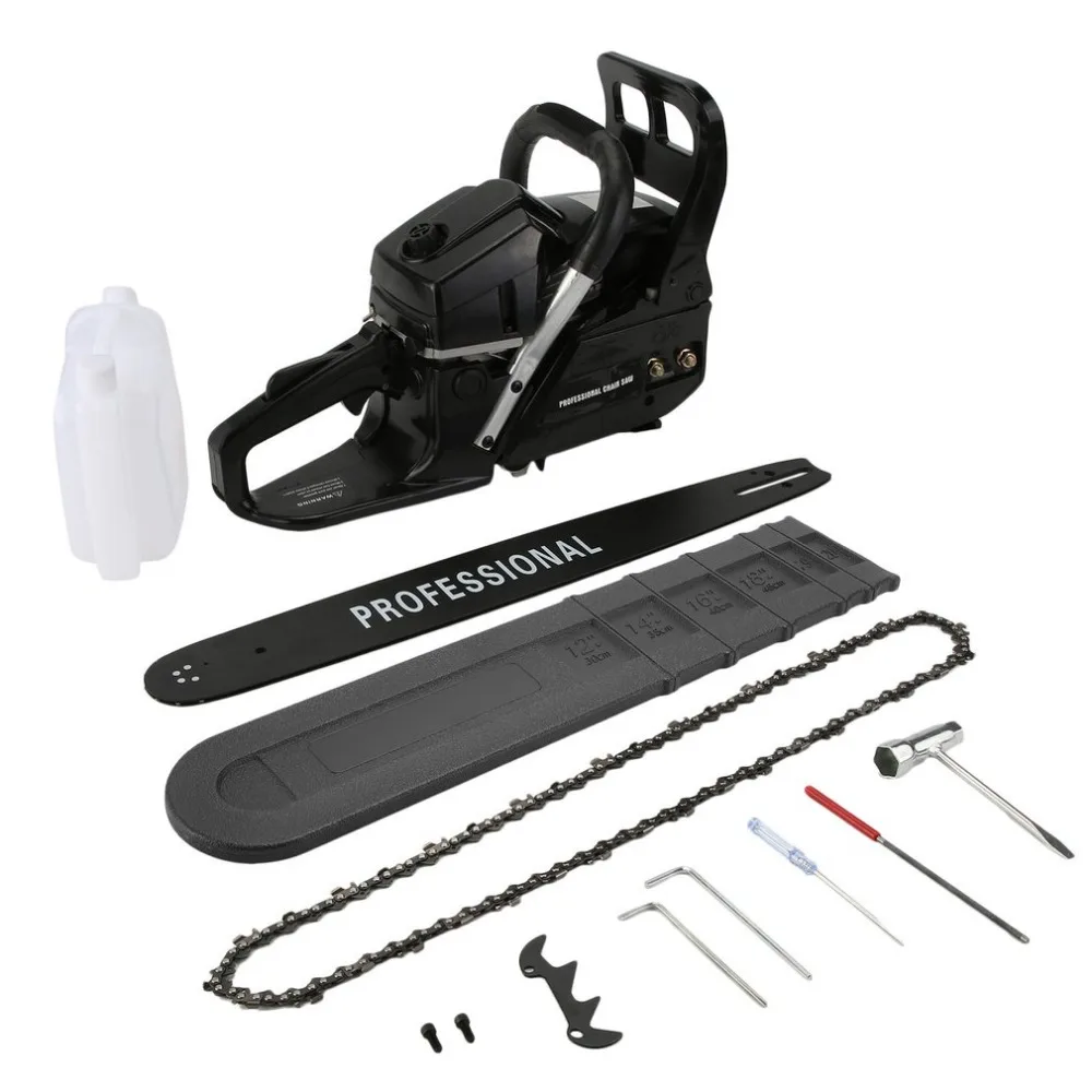 

Newest 62CC Two Stroke Chain Saw Easy Start Small Engine Gasoline Chain Saw Gasoline Chain Saw Wood Cutting Saw