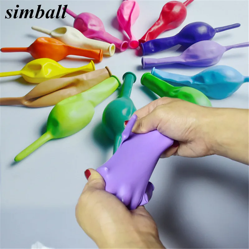 

10pcs 12inch 2.8g happy birthday tail balloons pink balloons wedding birthday party supplies marriage room decoration link balon