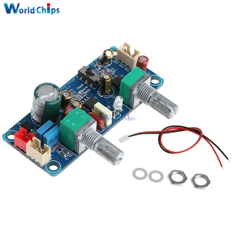 NEW Single Power DC 9-32V Low Pass Filter Bass Subwoofer Pre-AMP Amplifier Board