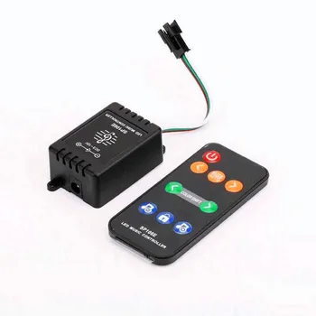 

SP106E DC 5V-12V 9 Key LED Music pixel IR Remote Controller;support IC type:WS2811/WS2812B/WS2813/USC1903/SK6812/GS8206/GS8208