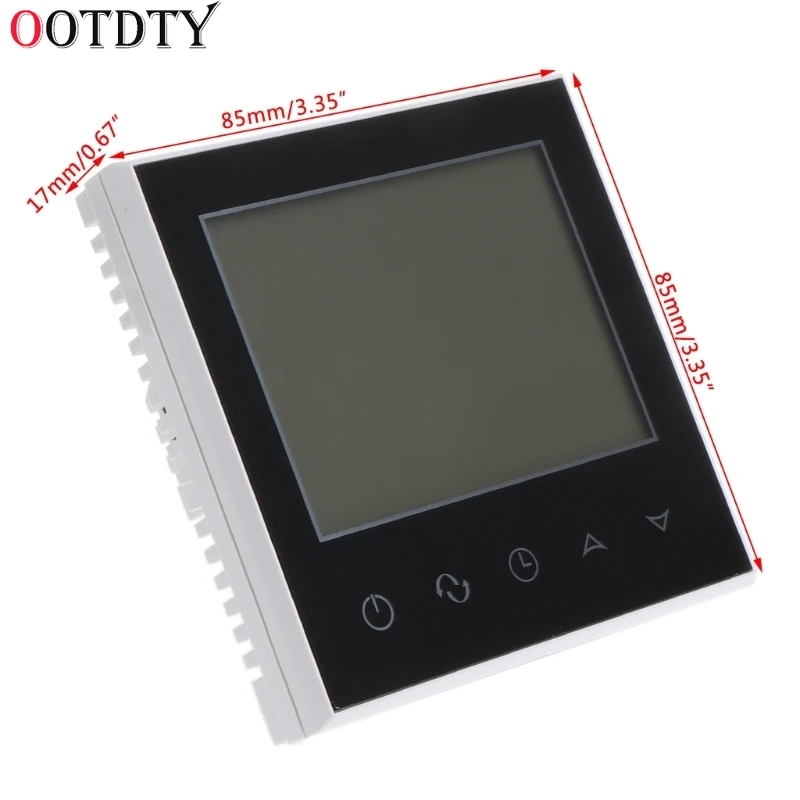 WiFi Thermostat Remote Control Electric Floor Heating System 12/16A Touch Screen