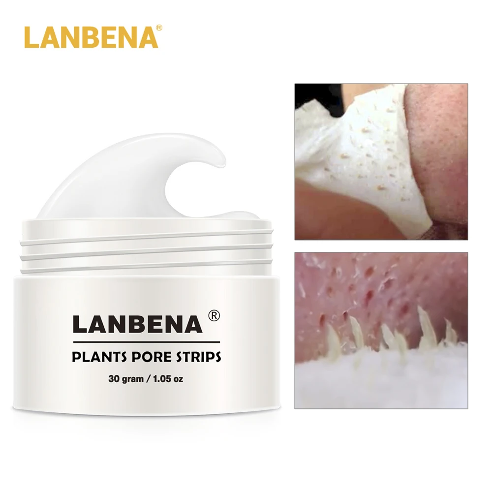 2018 New Style LANBENA Blackhead Remover Nose Mask Pore Strip Black Mask Peeling Acne Treatment Black Deep Cleansing SkinCare