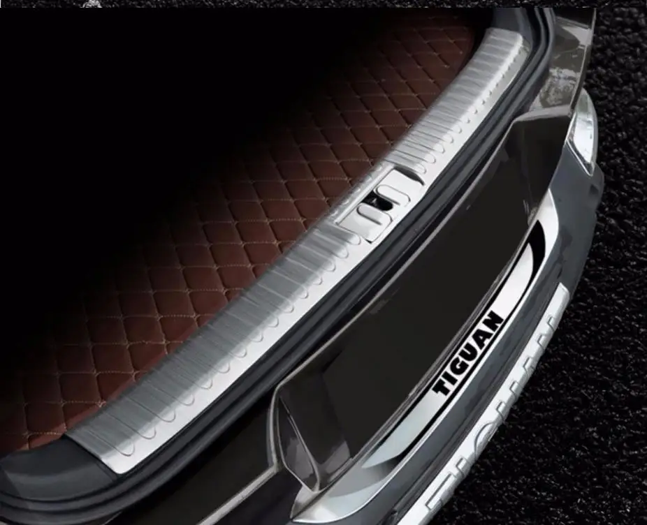 

For 2010 2011 2012 2013 2014 2015 Volkswagen Tiguan rear trunk door sill,bumper Protector Sill/pedal,door plate 2pcs