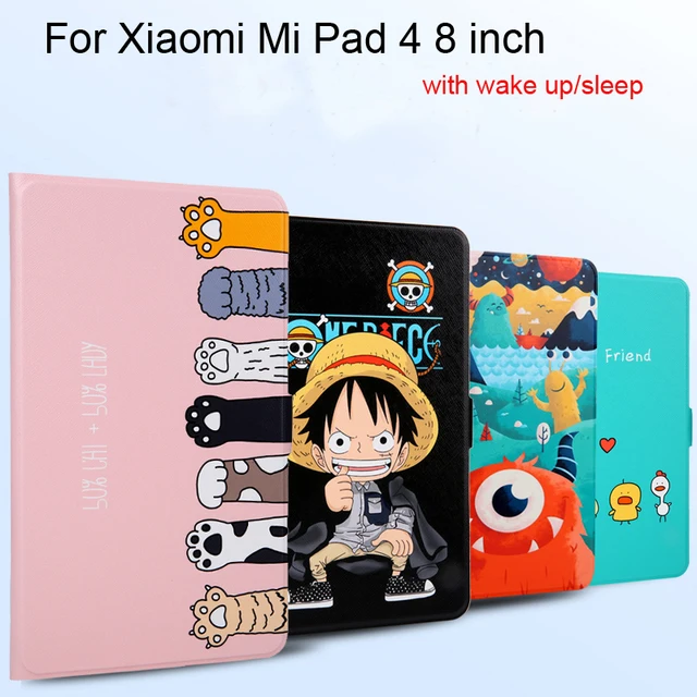 Best Price PU Leather Cover Case For Xiaomi Mi Pad 4 MiPad4 8 inch Tablet Protective Stand Sleeve for Mi Pad4 Mipad 4 8.0" Wake up/Sleep 