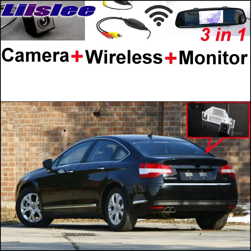 

Liislee 3in1 Special Rear View Camera Wireless Receiver + Mirror Monitor Easy DIY Parking System For Citroen C2 C3 C4 Hatchback