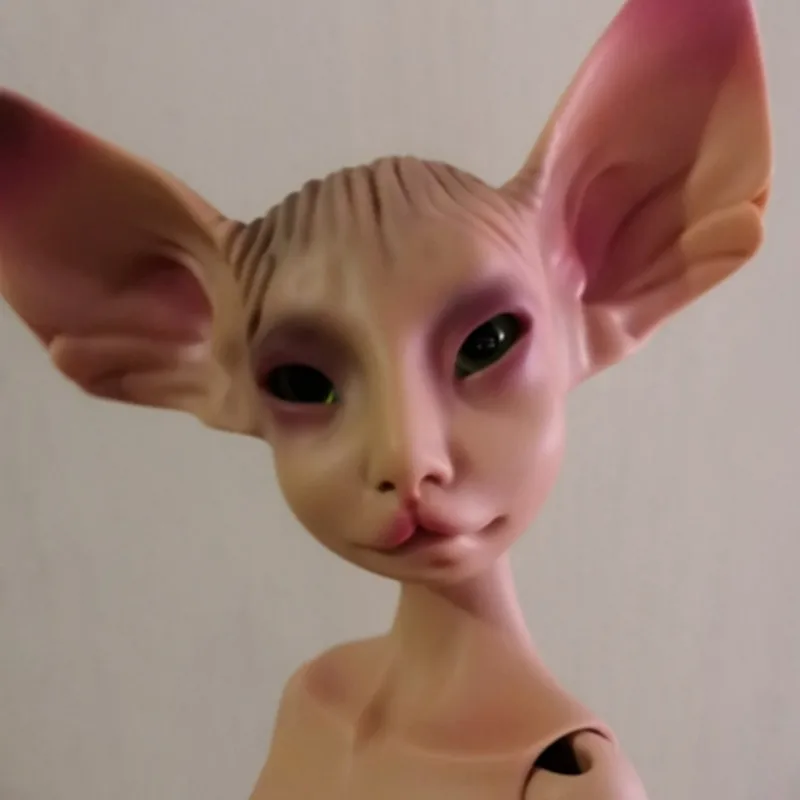 Dollhua 1/4 BJD/SD кукла квотербэк Сфинкс Кошка кукла Монстр растение ухо серое пятно бесплатные глаза
