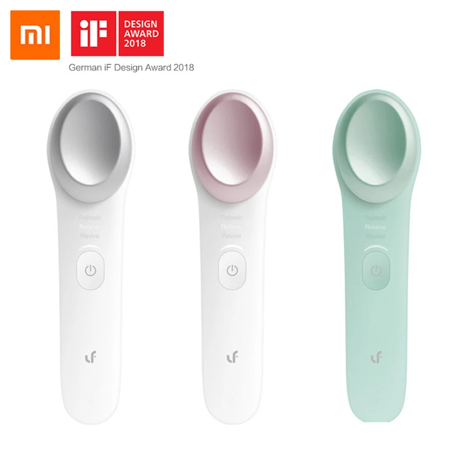 Xiaomi Lefan холодный теплый массажер для глаз снимает темные круги Отечность уход за