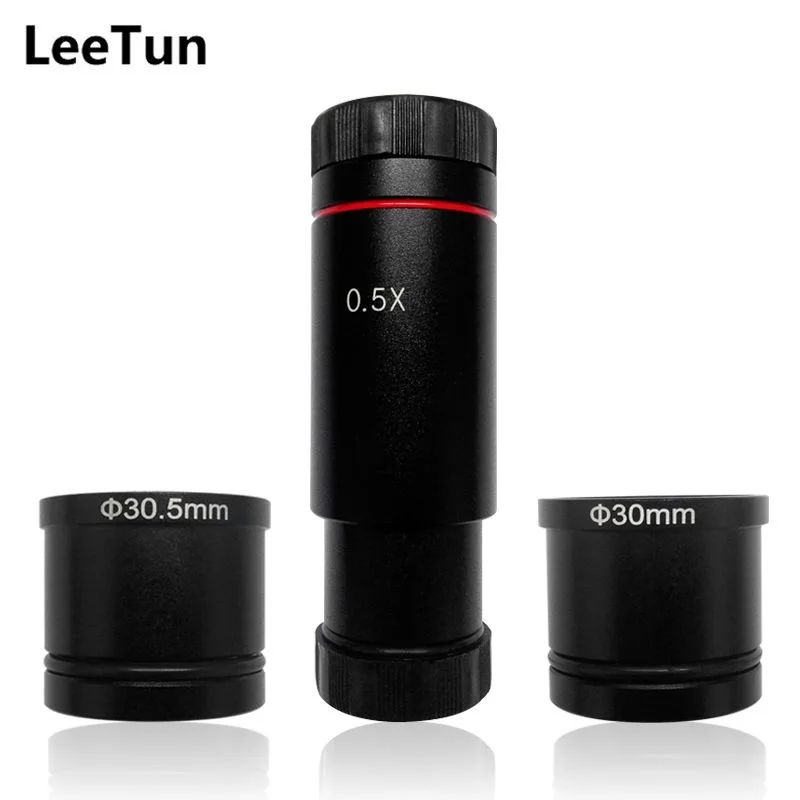 

0.5X Reduction Lens 0.5X C-mount Microscope Adapter Relay Lens for CCD Cmos Camera Digital Eyepiece Stereo Biological Microscope