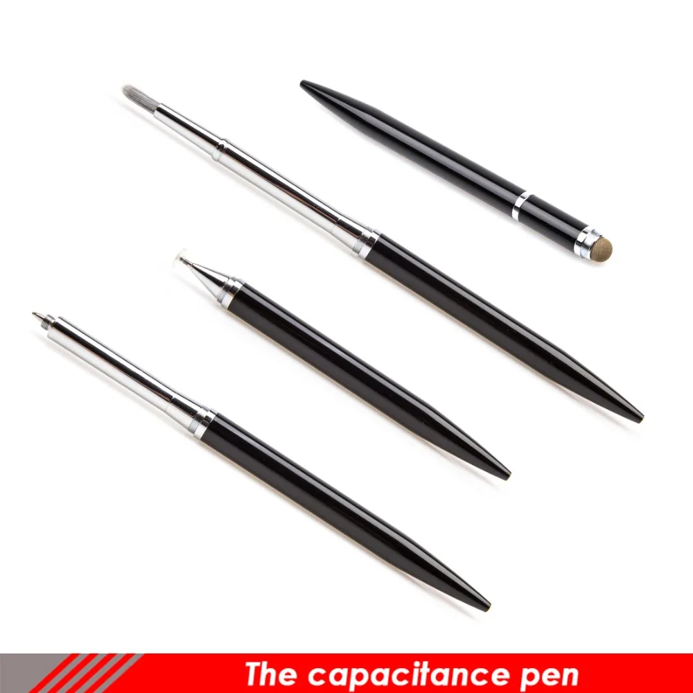 

4 in 1 Multi-function tablets stylus touch pen for Galaxy Tabs&M3 M5 apple air2 ipad new Brush&cloth head for drawing pointer