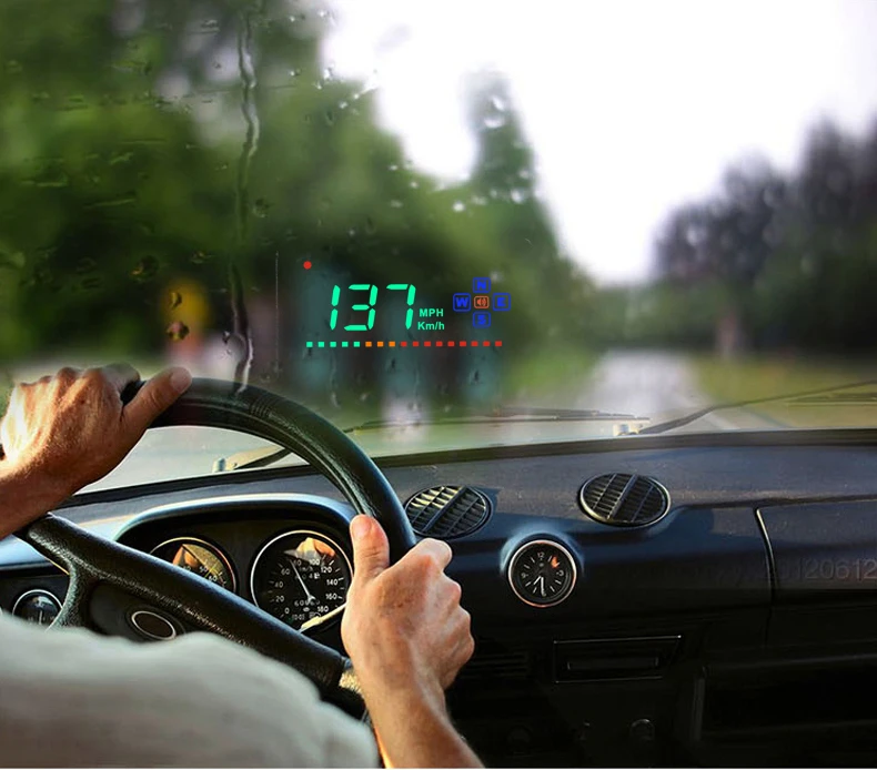 Windshield HUD (Head Up Display) Digital Speed Projector Display