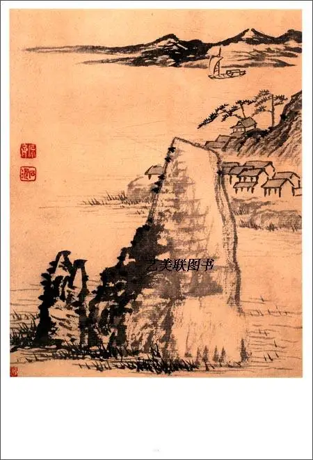 Копия альбома мастера китайской живописи: Shi Tao / Tao|painting book|landscape bookflower book |