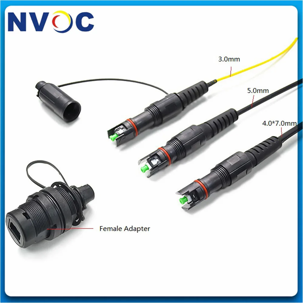 5 шт./лот IP68 Cor ning Mini SC/APC к SCAPC Для водонепроницаемого патч FTTH оптоволоконный патч-корд 1 м 2 м 3M 5 м 7 м